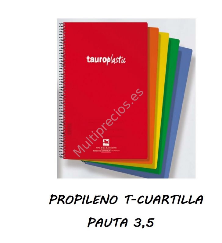 TAURO PLASTIC 4º 80H PAUTA 3.5 POLIPROPI (8)