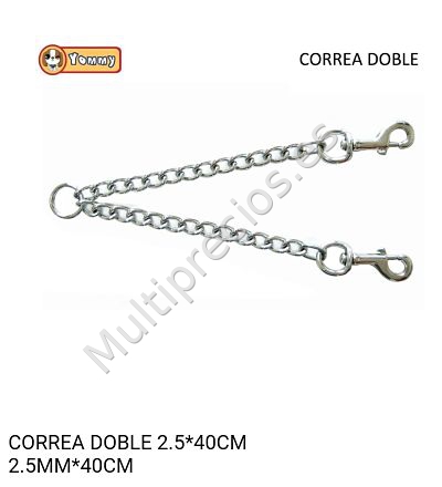CORREA DOBLE 2.5X40CM (0)